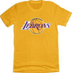 The Lebron's Basketball Team Gold Tee