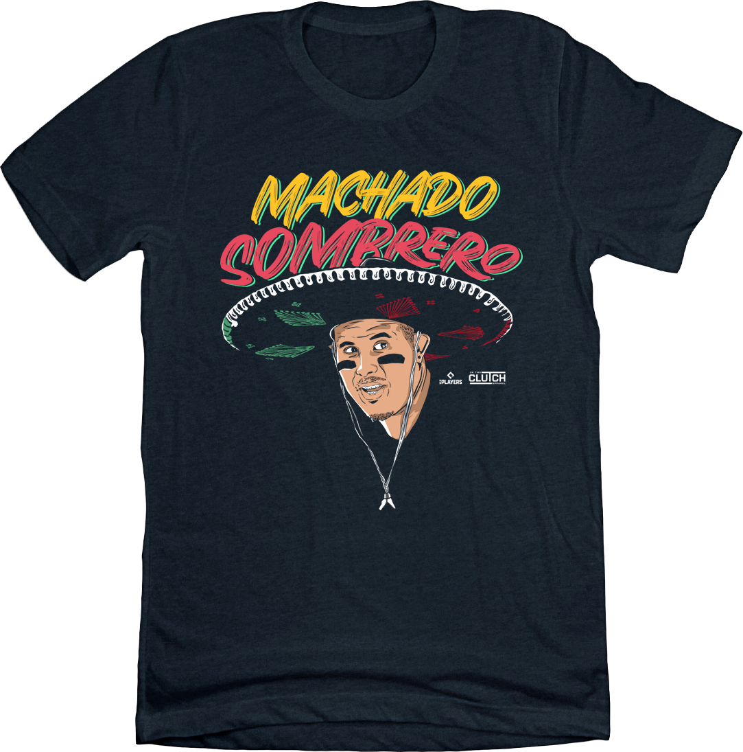manny machado sombrero navy tee