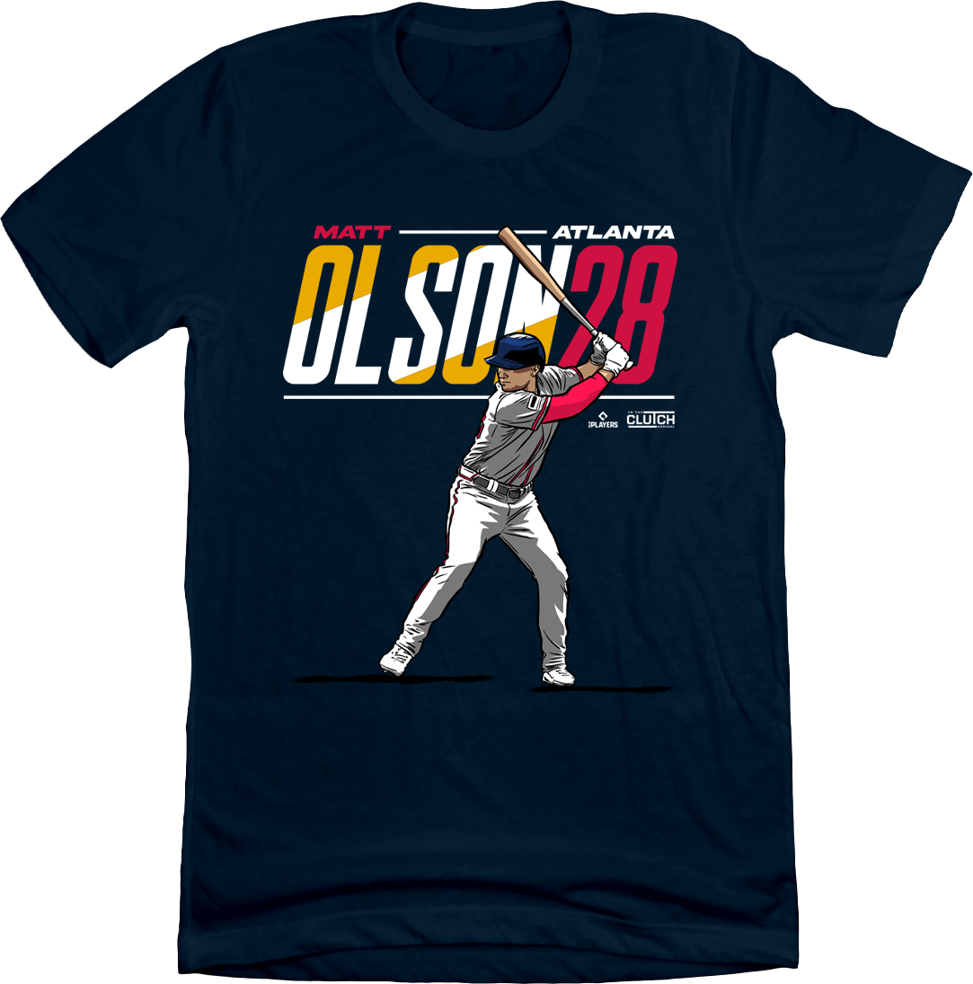 Matt Olson Name & Number MLBPA Tee In The Clutch