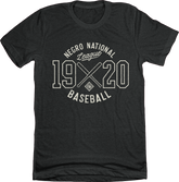 Negro National League Baseball Est. 1920 Charcoal Tee