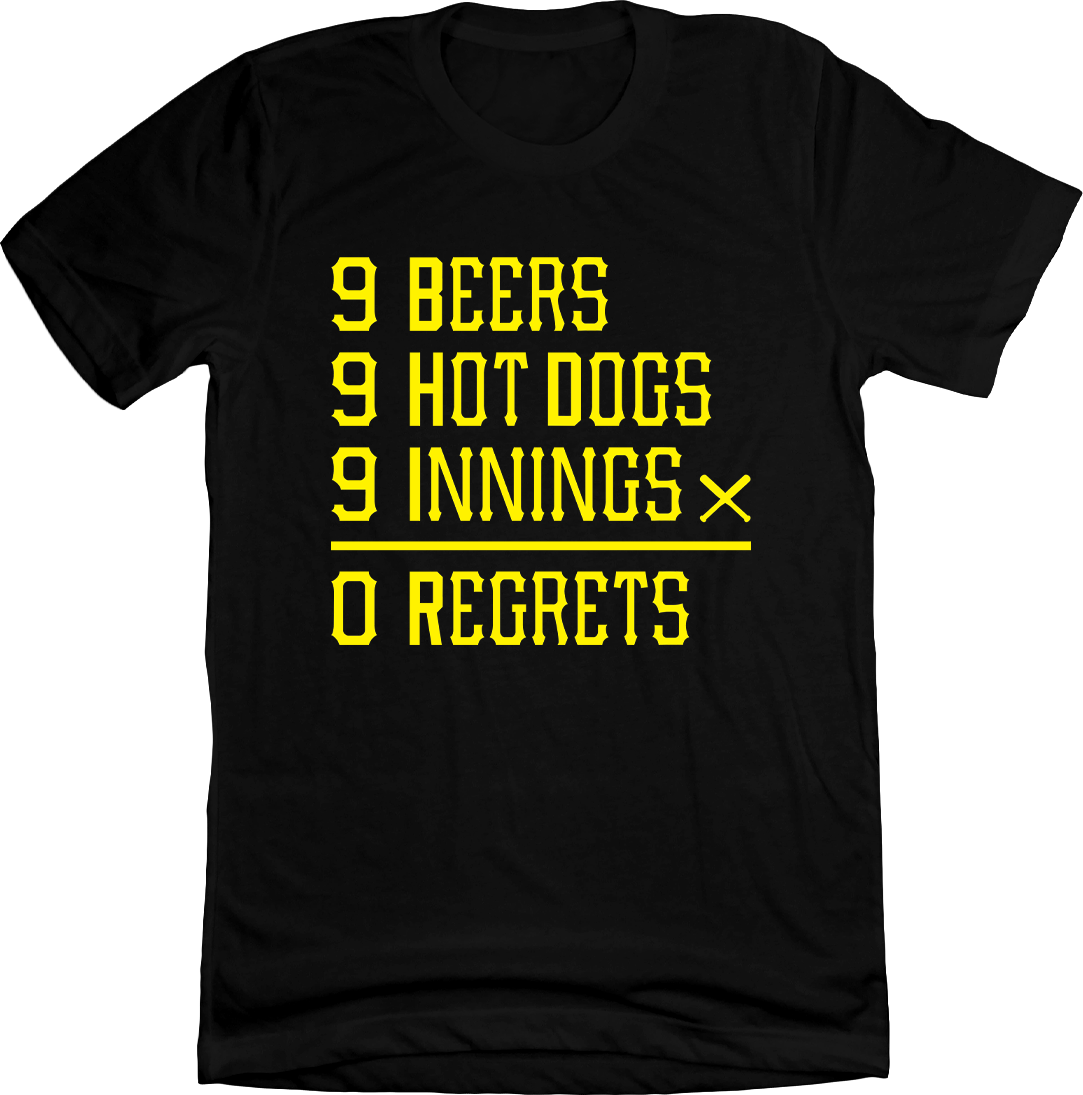 9-9-9 Challenge - Pittsburgh Baseball Tee