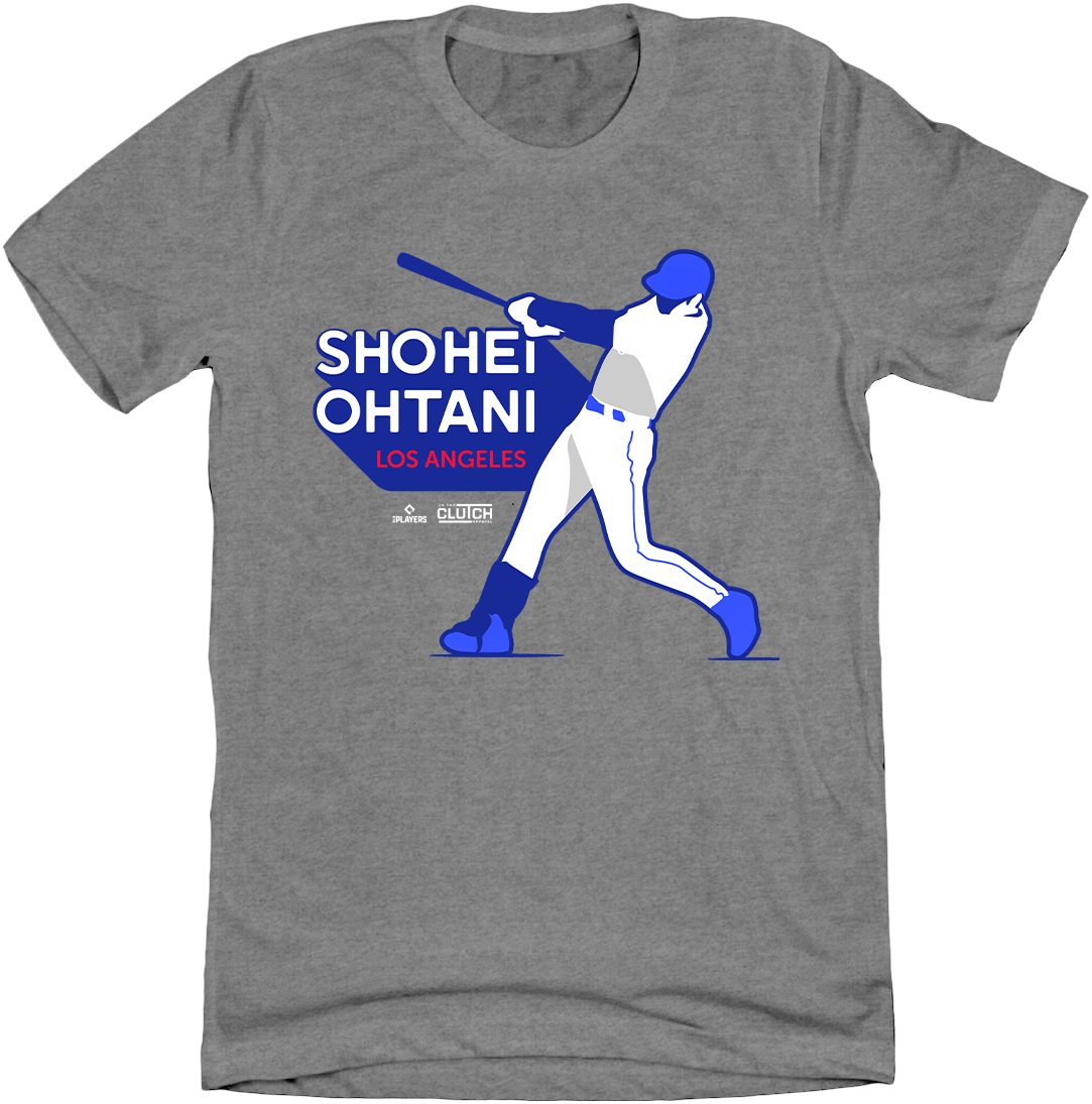 Official Shohei Ohtani Gem Mint LAD Grey Tee