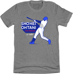 Official Shohei Ohtani Gem Mint LAD Grey Tee