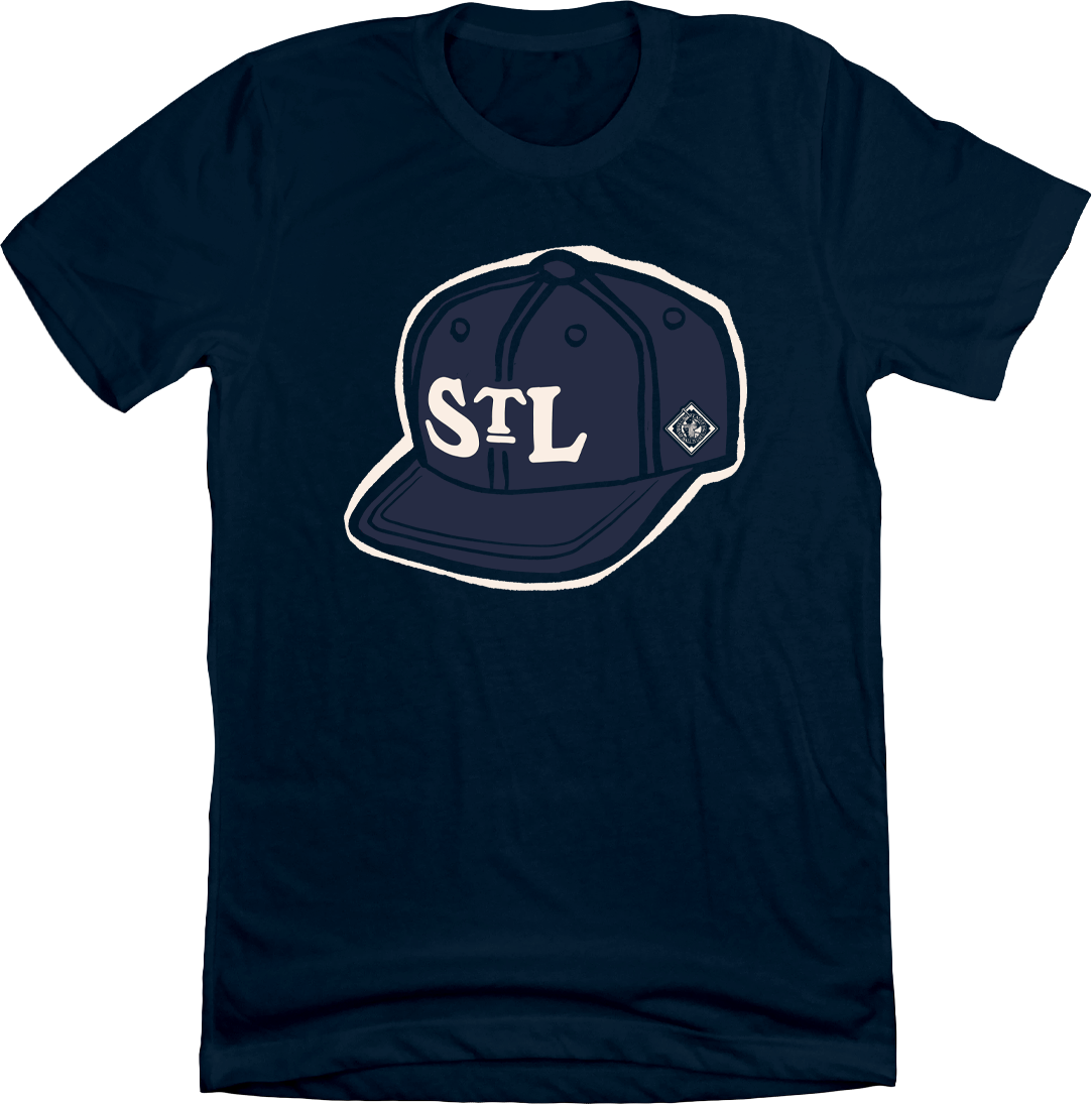 St. Louis Stars Negro Leagues Cap Shirt Navy T-shirt In The Clutch