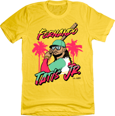 Fernando Tatis Jr. Tropical yellow T-shirt In The Clutch