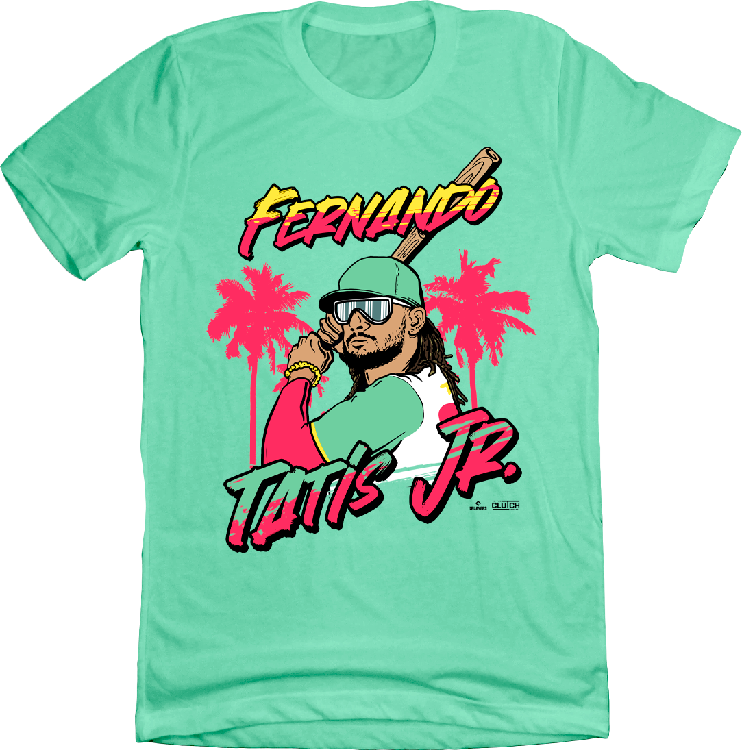 Fernando Tatis Jr. Tropical Mint Green T-shirt In The Clutch