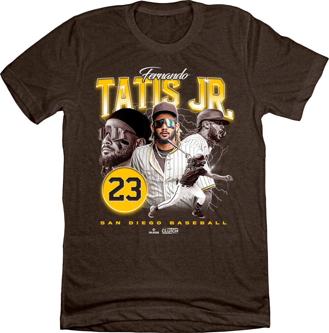 Fernando Tatis Jr. Retro 90s Brown T-shirt In The Clutch
