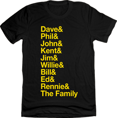 Baseball Lineup 1979 Pittsburgh & black T-shirt In The Clutch