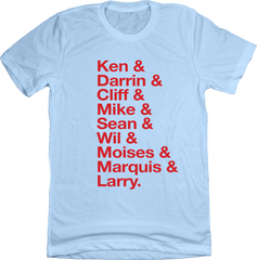 Baseball Lineup 1994 Montreal & blue T-shirt In The Clutch