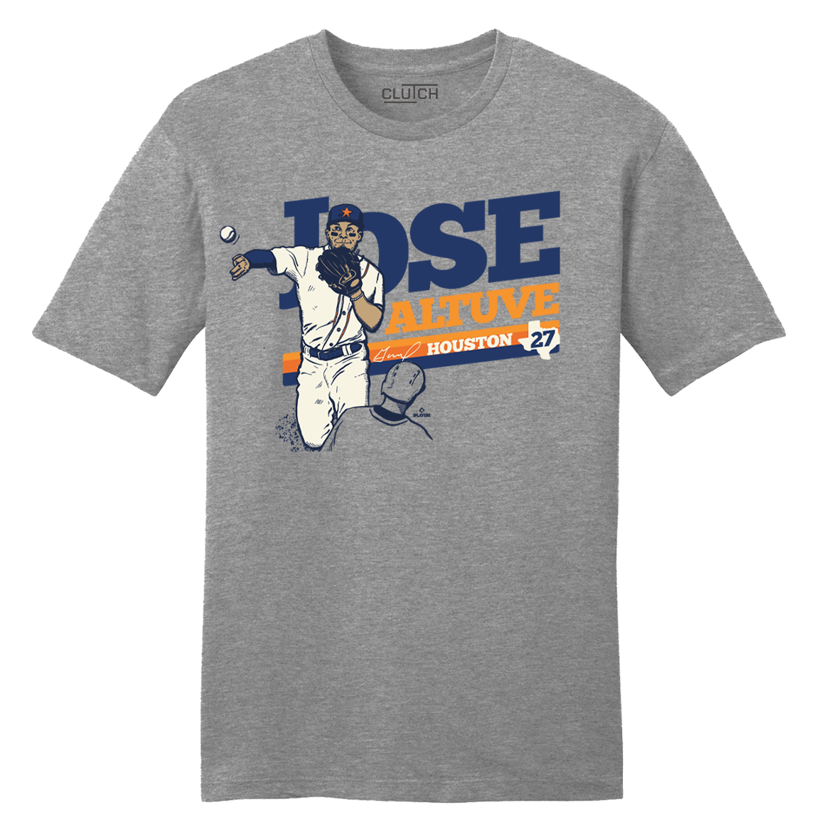 Official José Altuve MLBPA Tee Grey