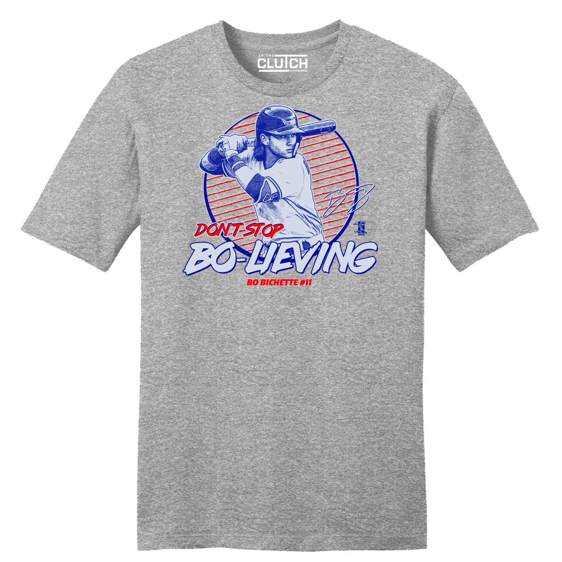 Official Bo Bichette Bo Lieving MLBPA Tee, Colorado Baseball Gear