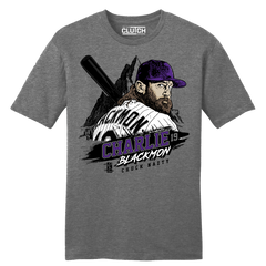 Charlie Blackmon "Chuck Nasty" T-shirt grey In The Clutch