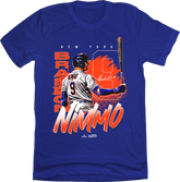 Brandon Nimmo MLBPA T-shirt Blue In The Clutch