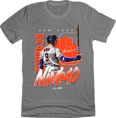 Brandon Nimmo MLBPA T-shirt grey In The Clutch