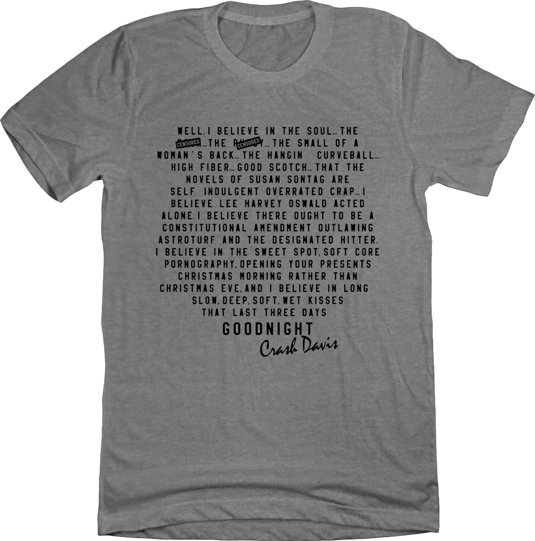 Crash Davis Church Quote