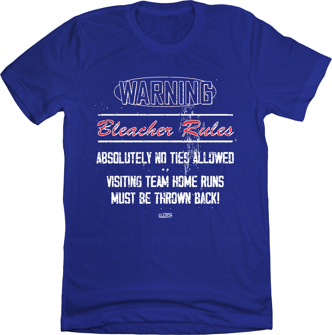 Chicago Northside Bleacher Rules T-shirt blue In The Clutch