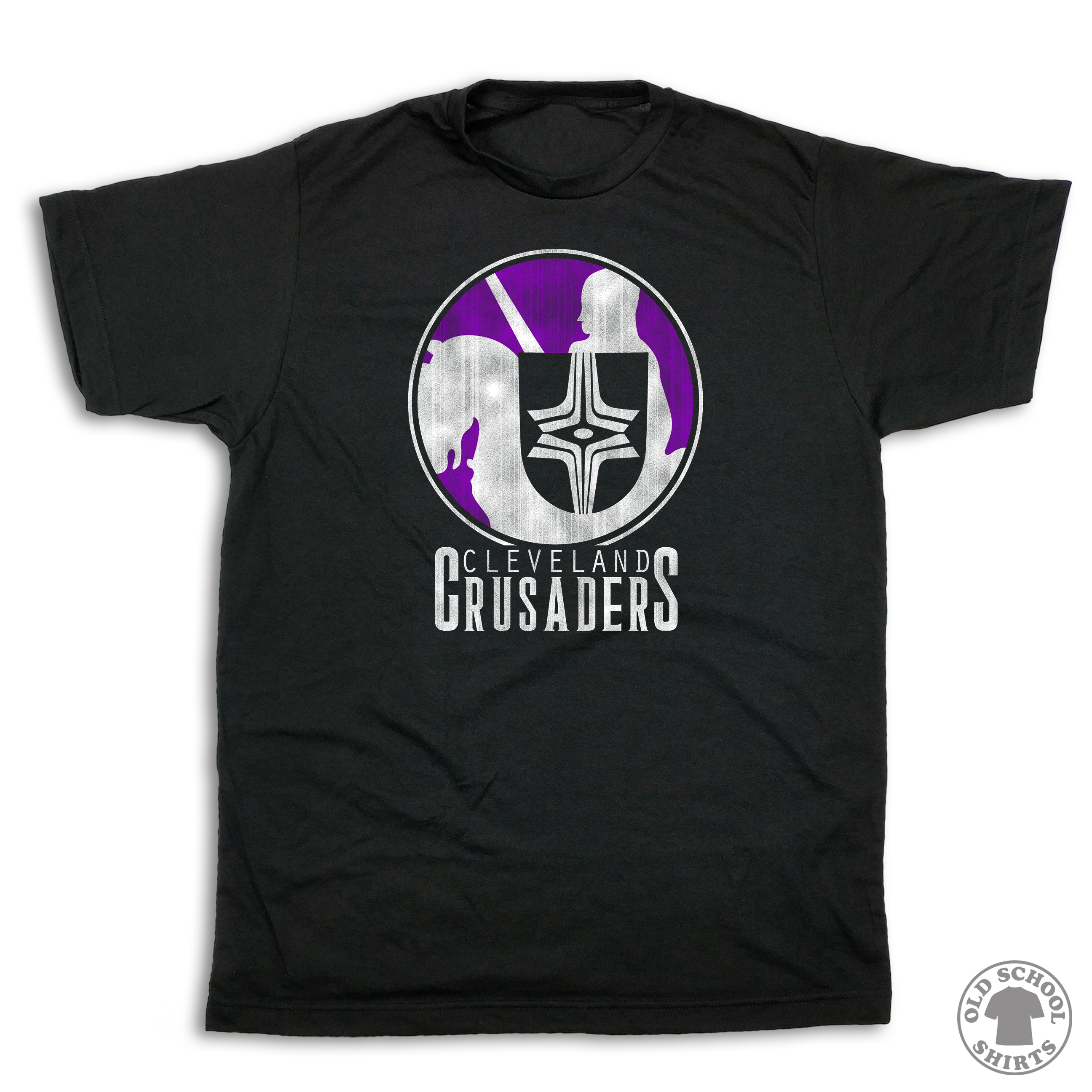 Cleveland Crusaders Hockey - In The Clutch- Retro Sports T Shirts