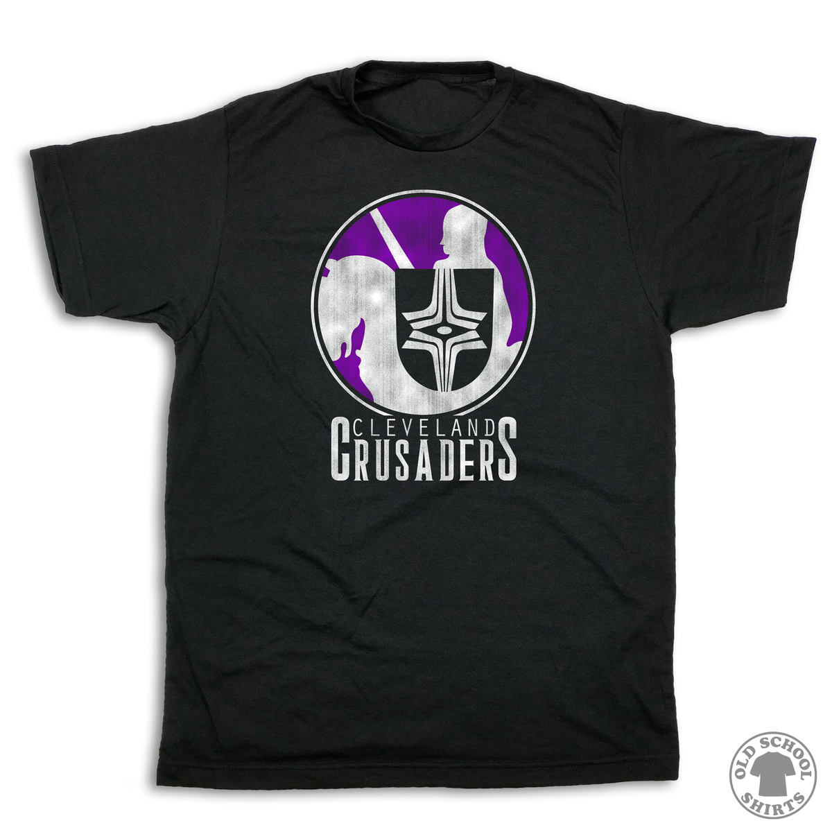 Cleveland Crusaders Hockey - In The Clutch- Retro Sports T Shirts