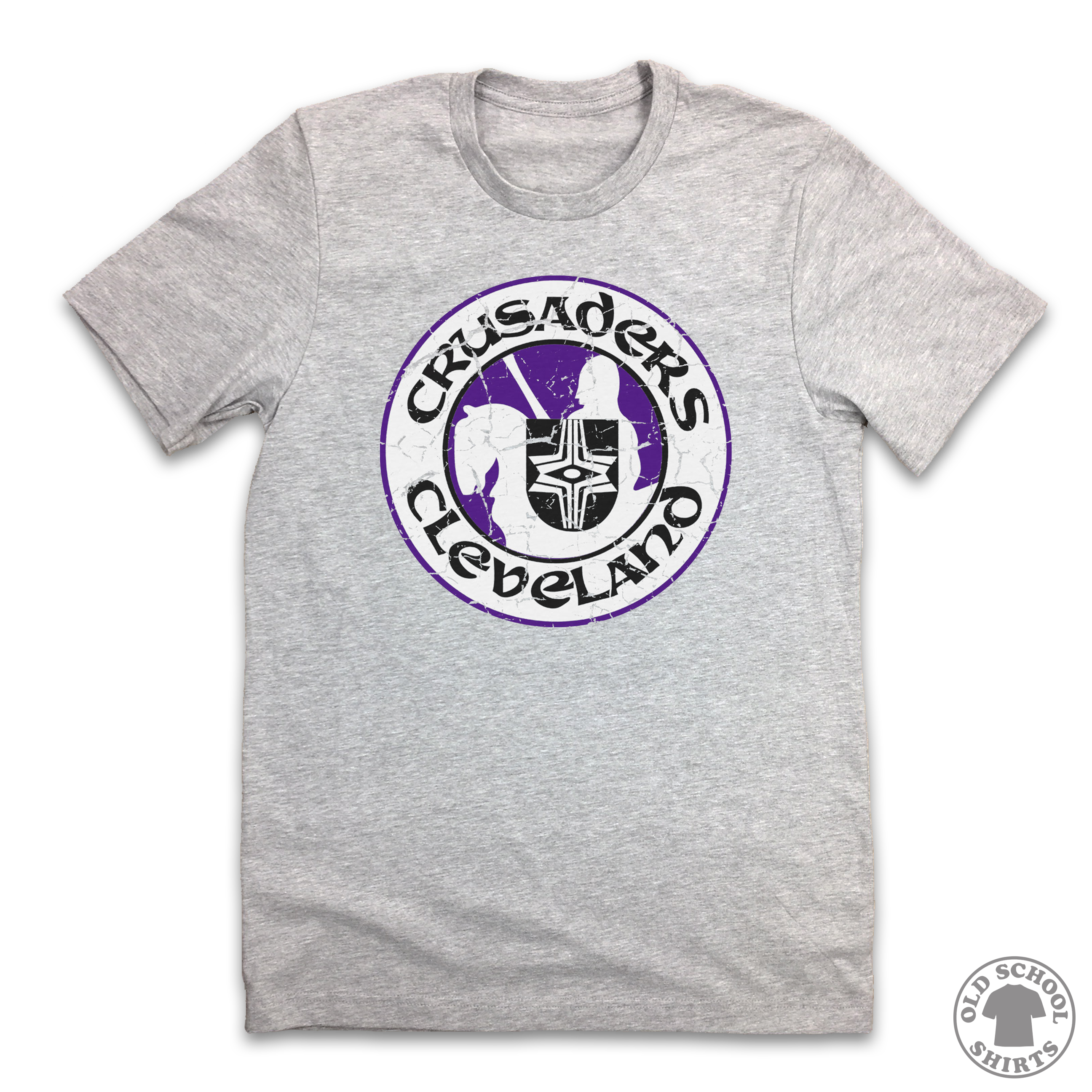 Cleveland Crusaders - In The Clutch- Retro Sports T Shirts