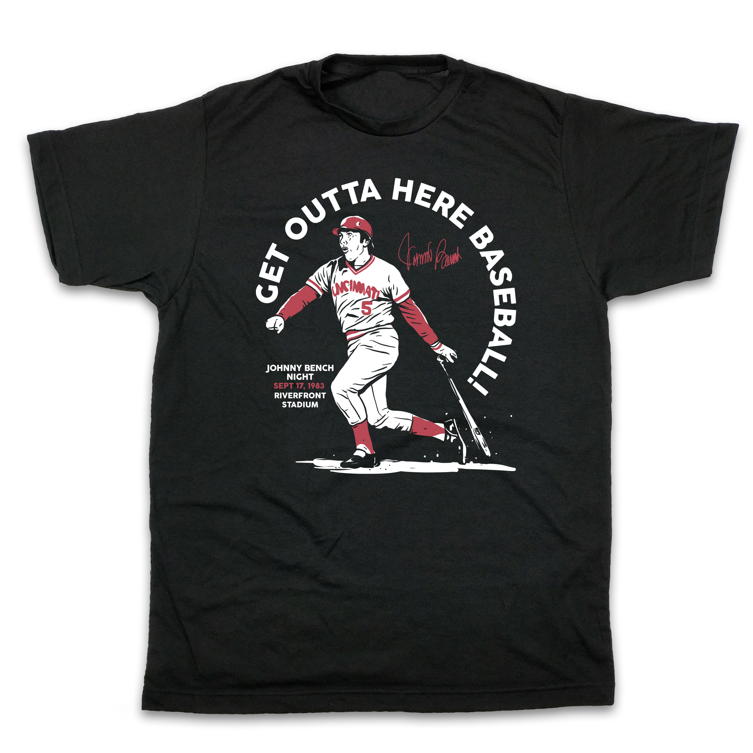 Get Outta Here Baseball Johnny Bench - In The Clutch