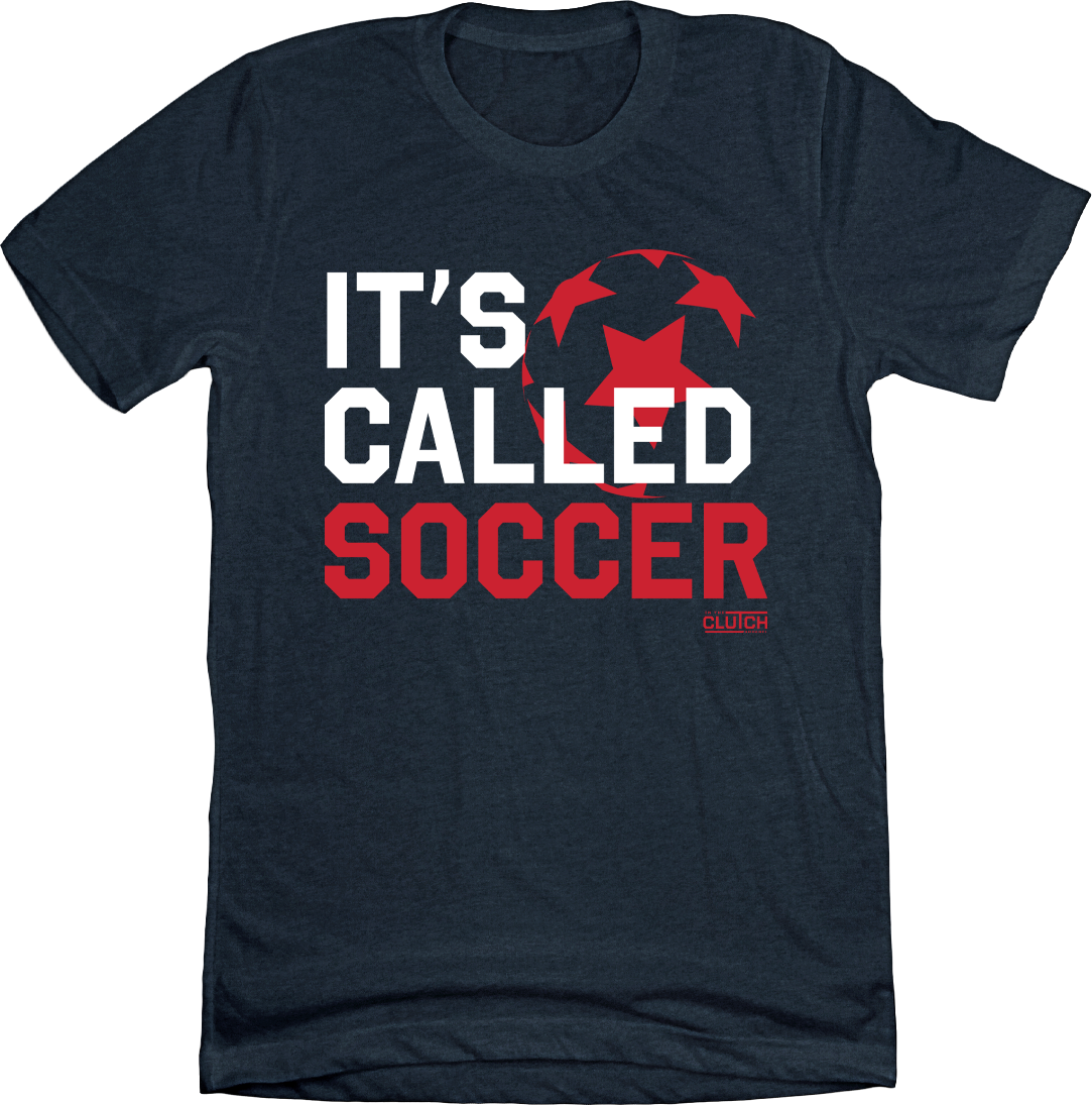 It's Called Soccer T-shirt navy blue In The Clutch