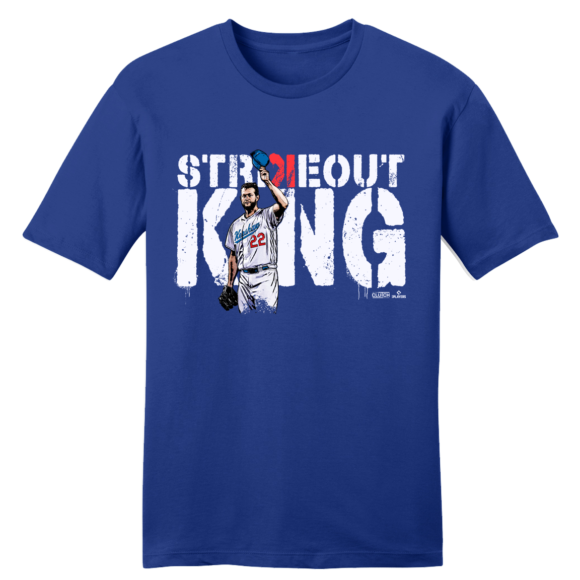 Clayton Kershaw Strikeout King MLBPA Tee