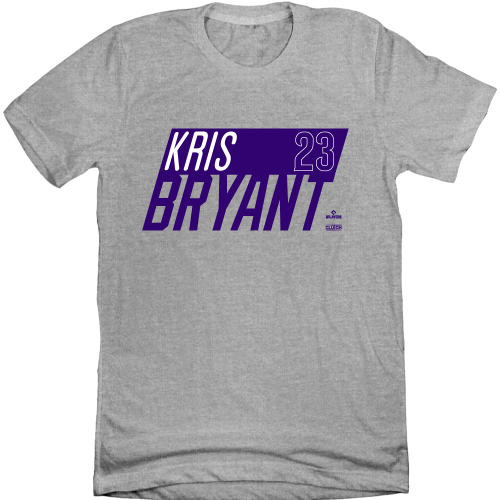 Kris Bryant MLBPA Tee grey In The Clutch
