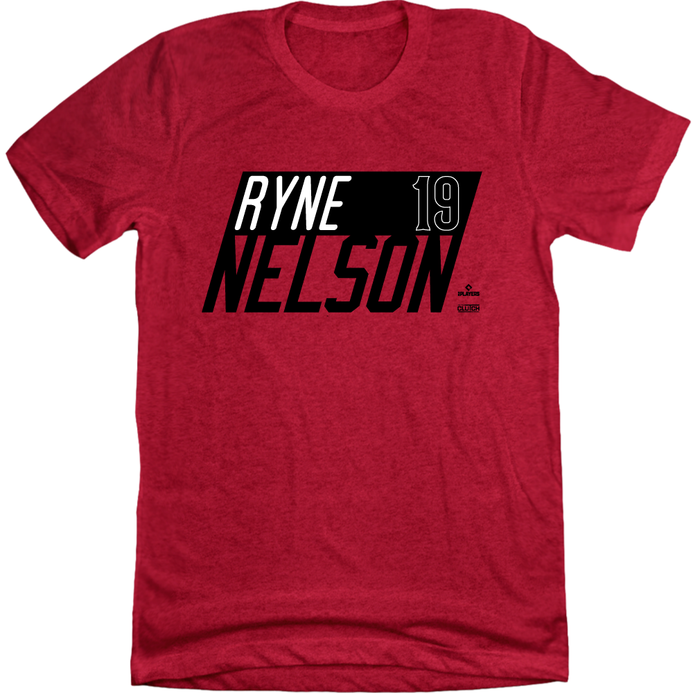 Ryne Nelson MLBPA T-shirt red In the Clutch