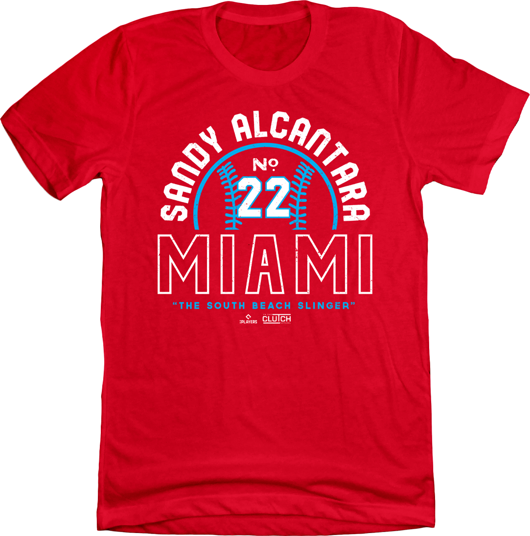 Sandy Alcantara MLBPA T-shirt red In The Clutch