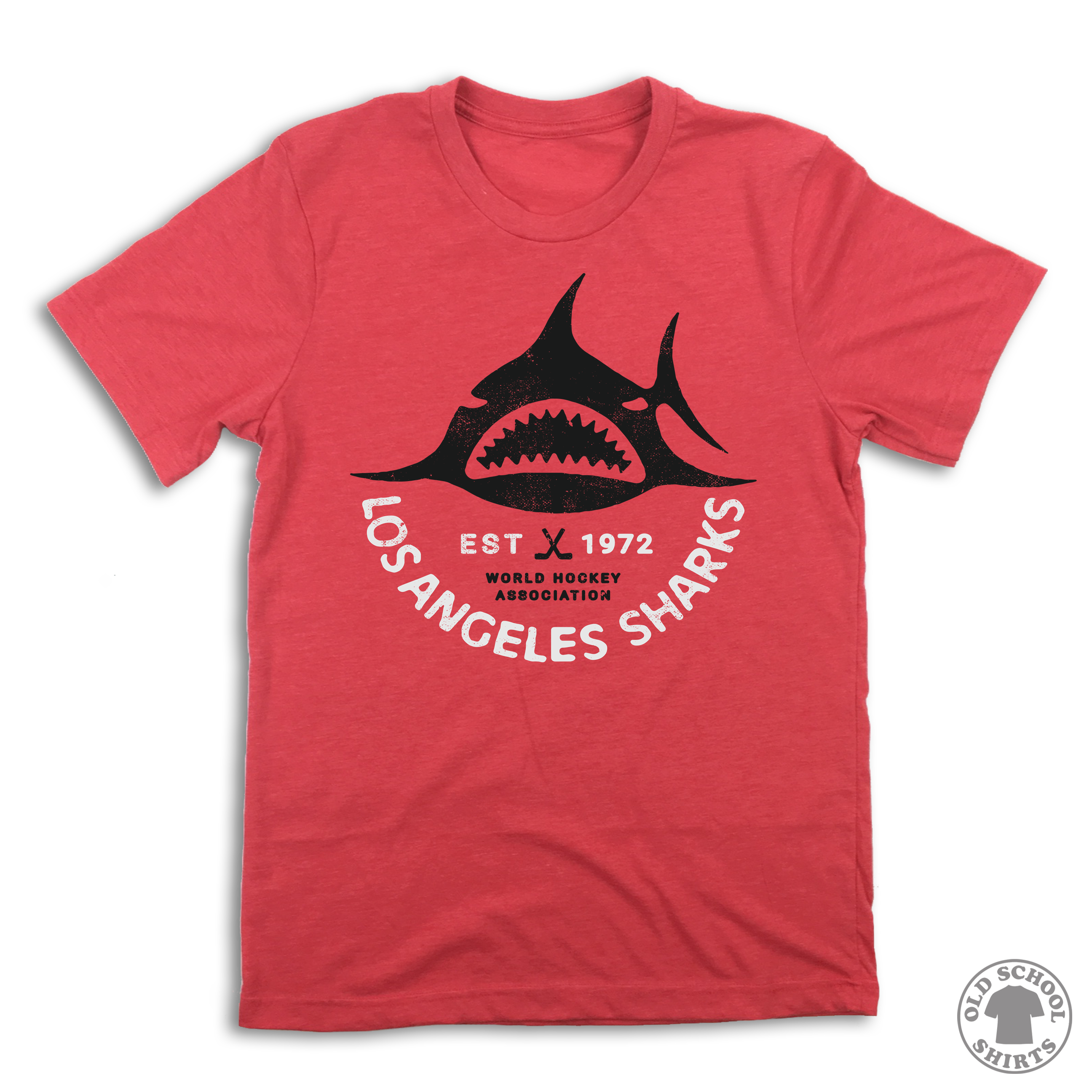 Los Angeles Sharks - In The Clutch- Retro Sports T Shirts