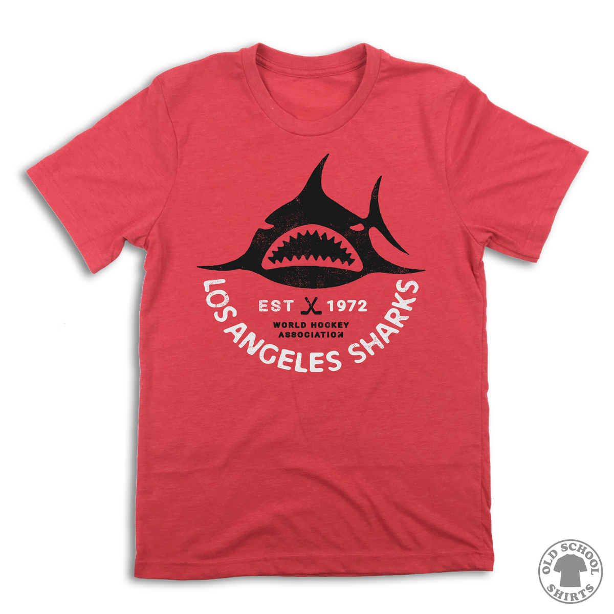 Los Angeles Sharks - In The Clutch- Retro Sports T Shirts