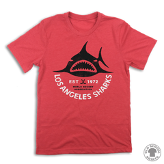 Los Angeles Sharks - In The Clutch- Retro Sports T Shirts