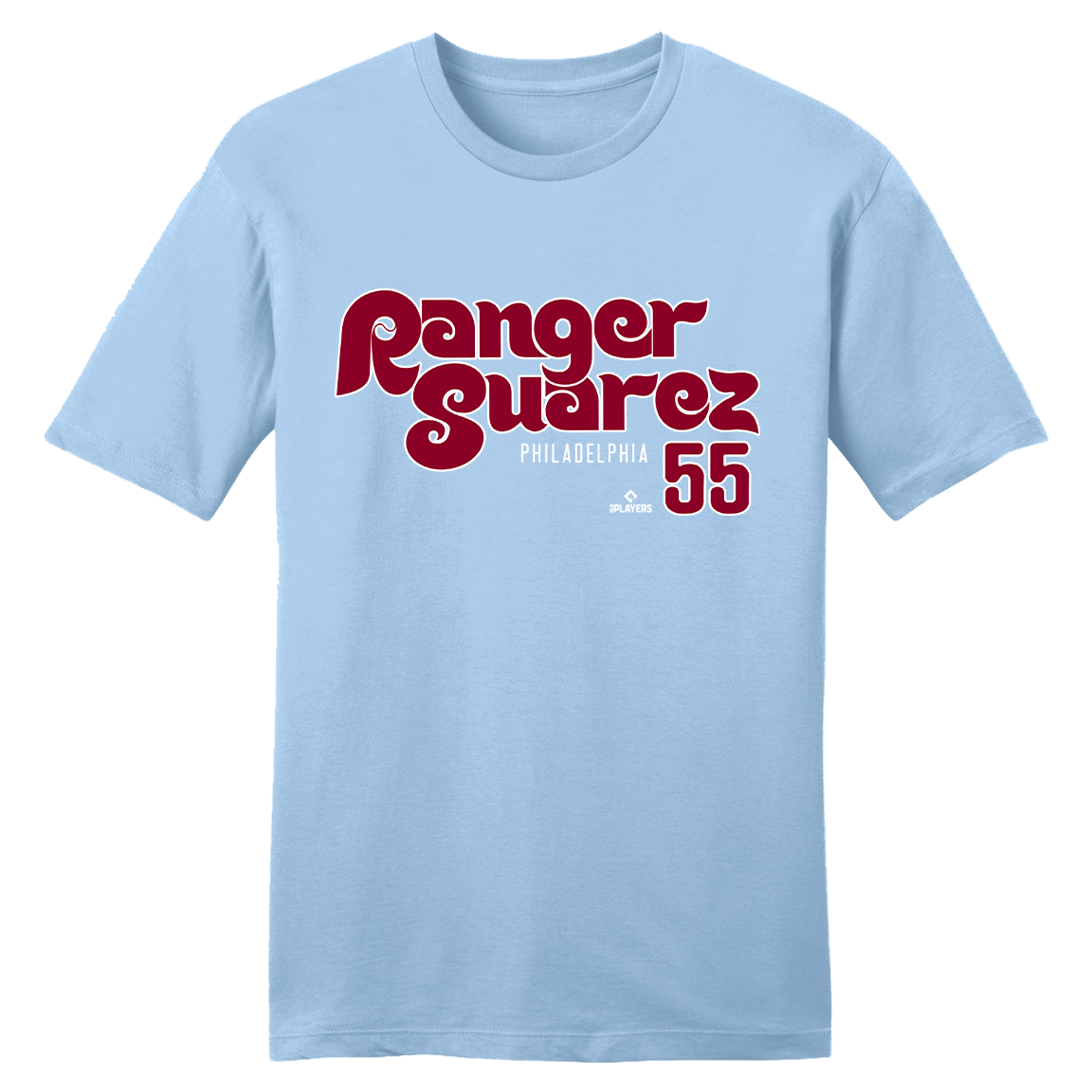 Ranger Suarez Retro Team Font MLBPA Tee