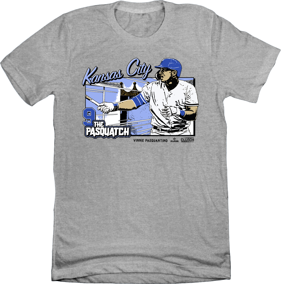 Pasquatch: Vinnie Pasquantino MLPBA Tee Athletic Grey T-shirt