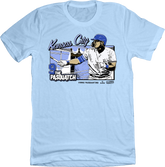 Pasquatch: Vinnie Pasquantino MLPBA Tee Light Blue T-shirt In The Clutch