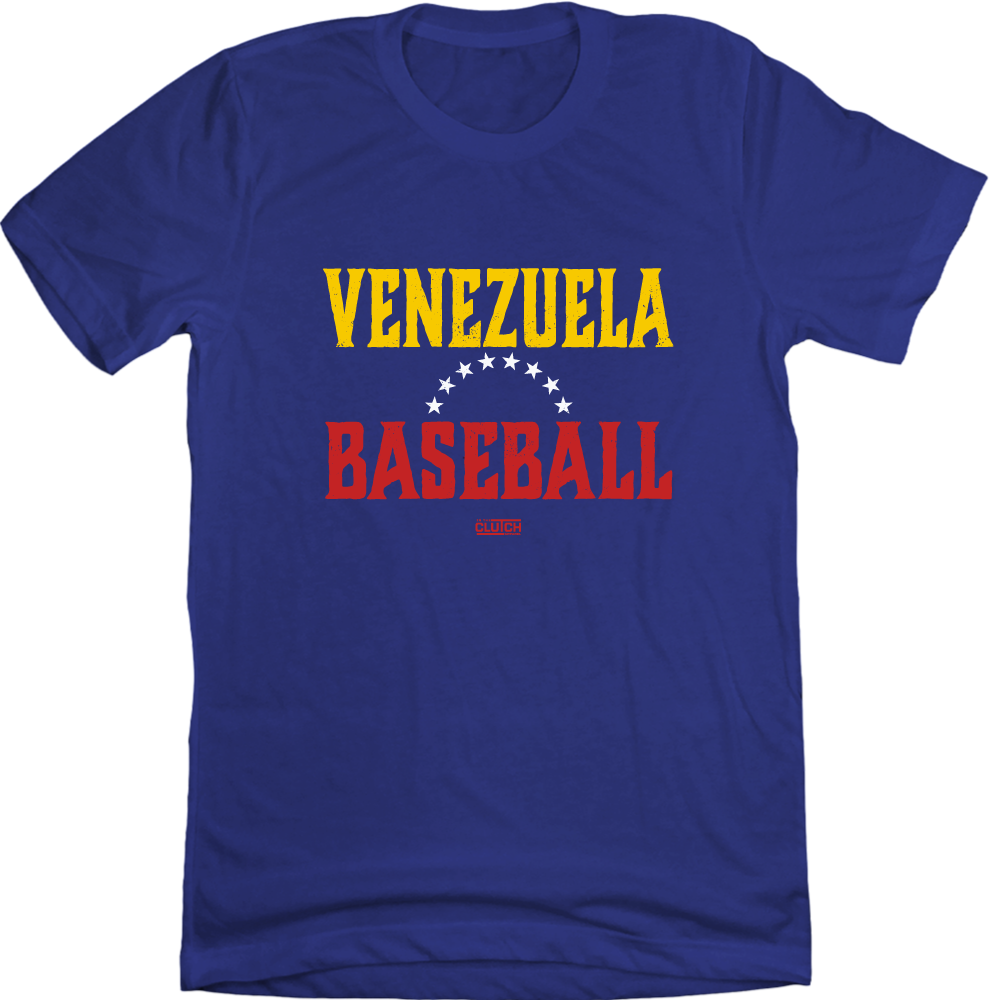 Venezuela Baseball 2023 blue T-shirt In The Clutch