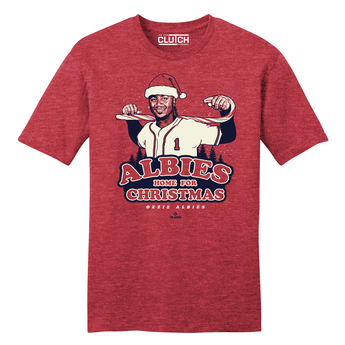 Official Albies Home for Christmas MLPBA Tee