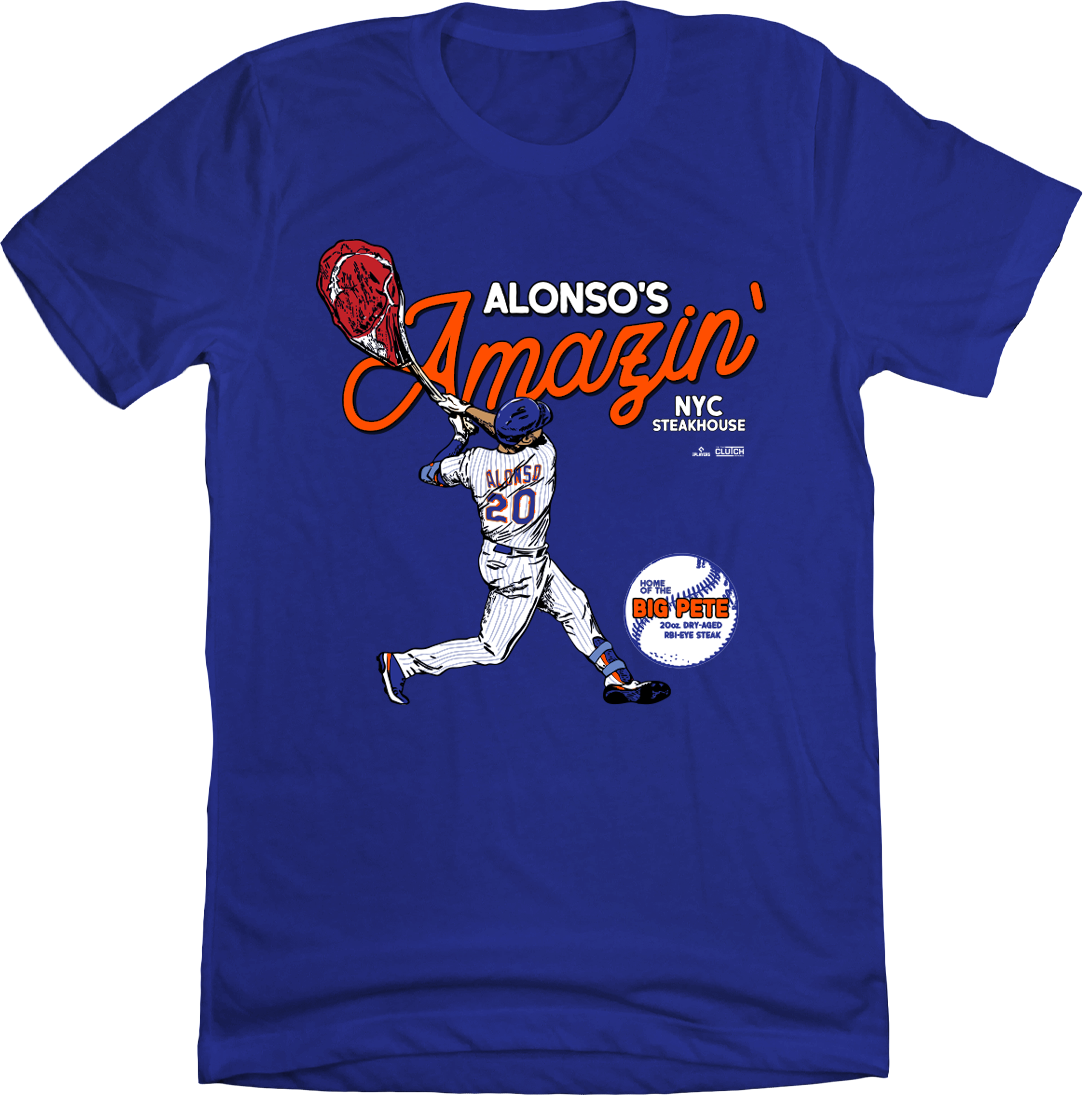 Pete Alonso Steakhouse MLBPA Tee