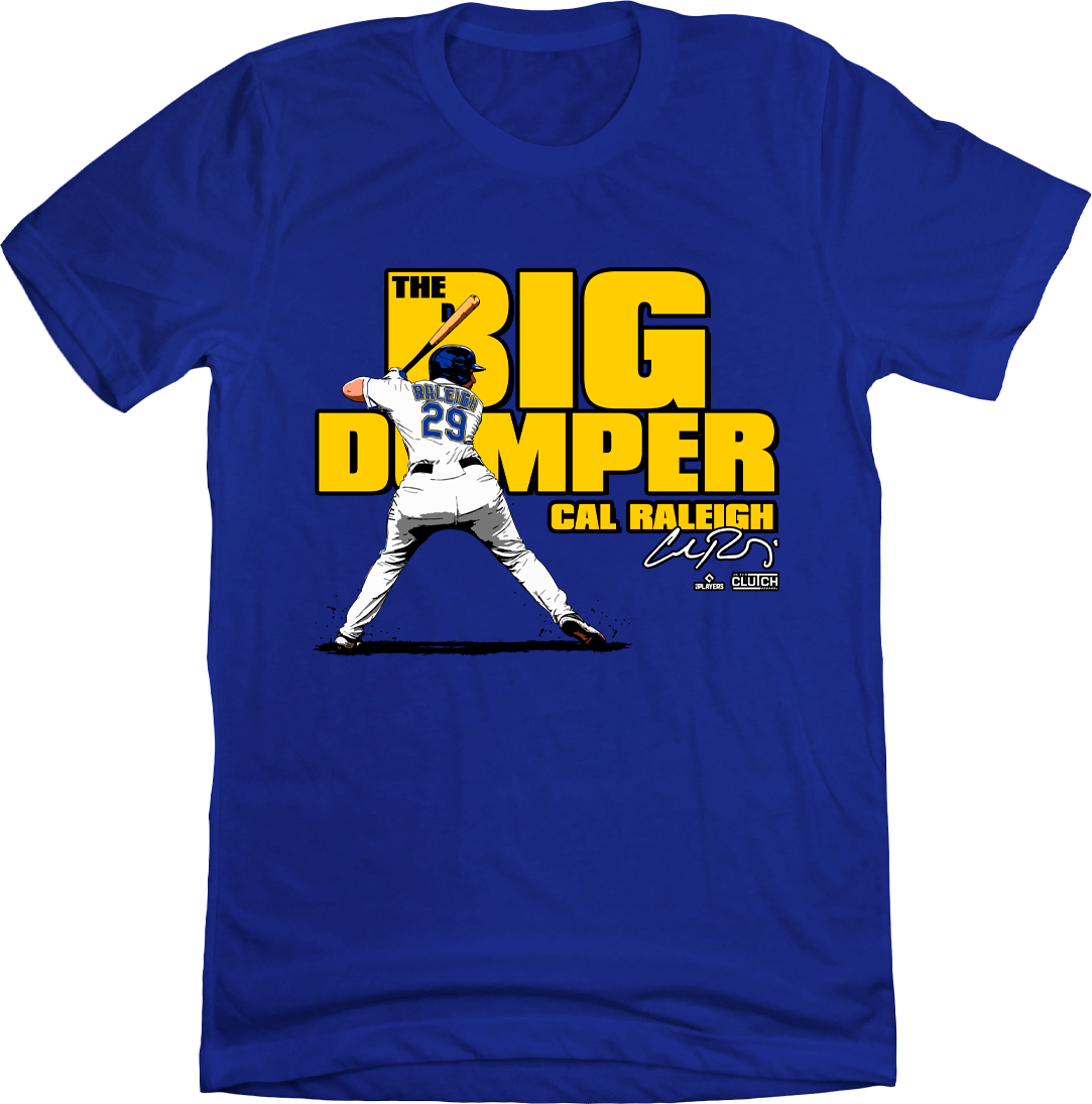 Big Dumper Cal Raleigh MLBPA Tee, Seattle MLBPA Apparel