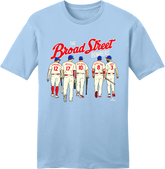 Broad Street Bombers MLBPA Tee light blue