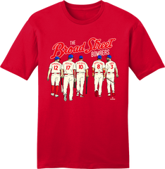 Broad Street Bombers MLBPA Tee Red tee