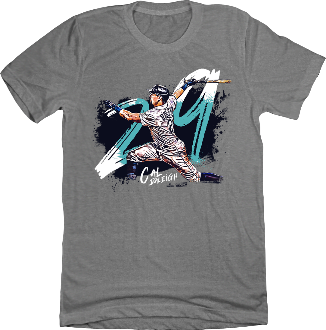 Cal Raleigh MLBPA Tee Grey