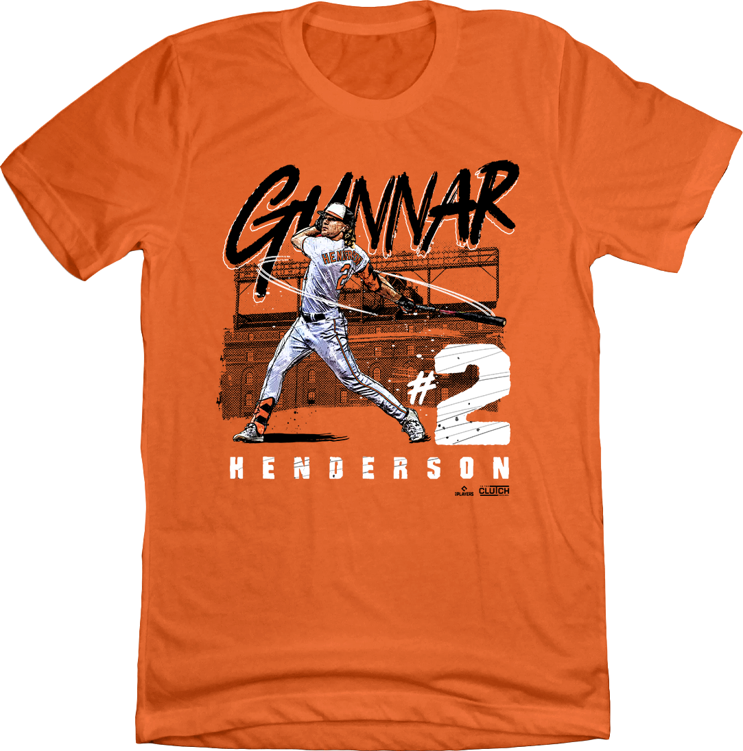 Gunnar Henderson MLBPA Tee orange In The Clutch