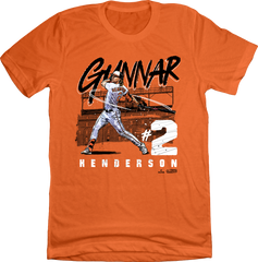 Gunnar Henderson MLBPA Tee orange In The Clutch