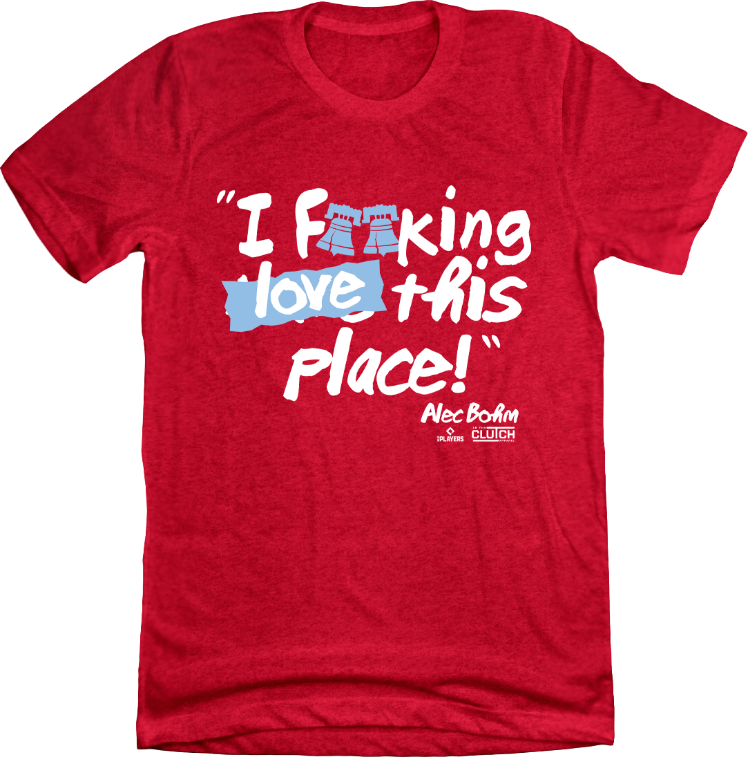 Alec Bohm: I Love This Place, Adult T-Shirt / 2XL - MLB - Sports Fan Gear | breakingt