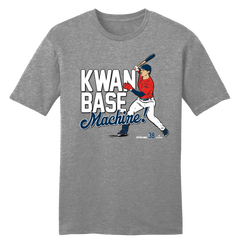 Steven Kwan MLBPA T-shirt grey