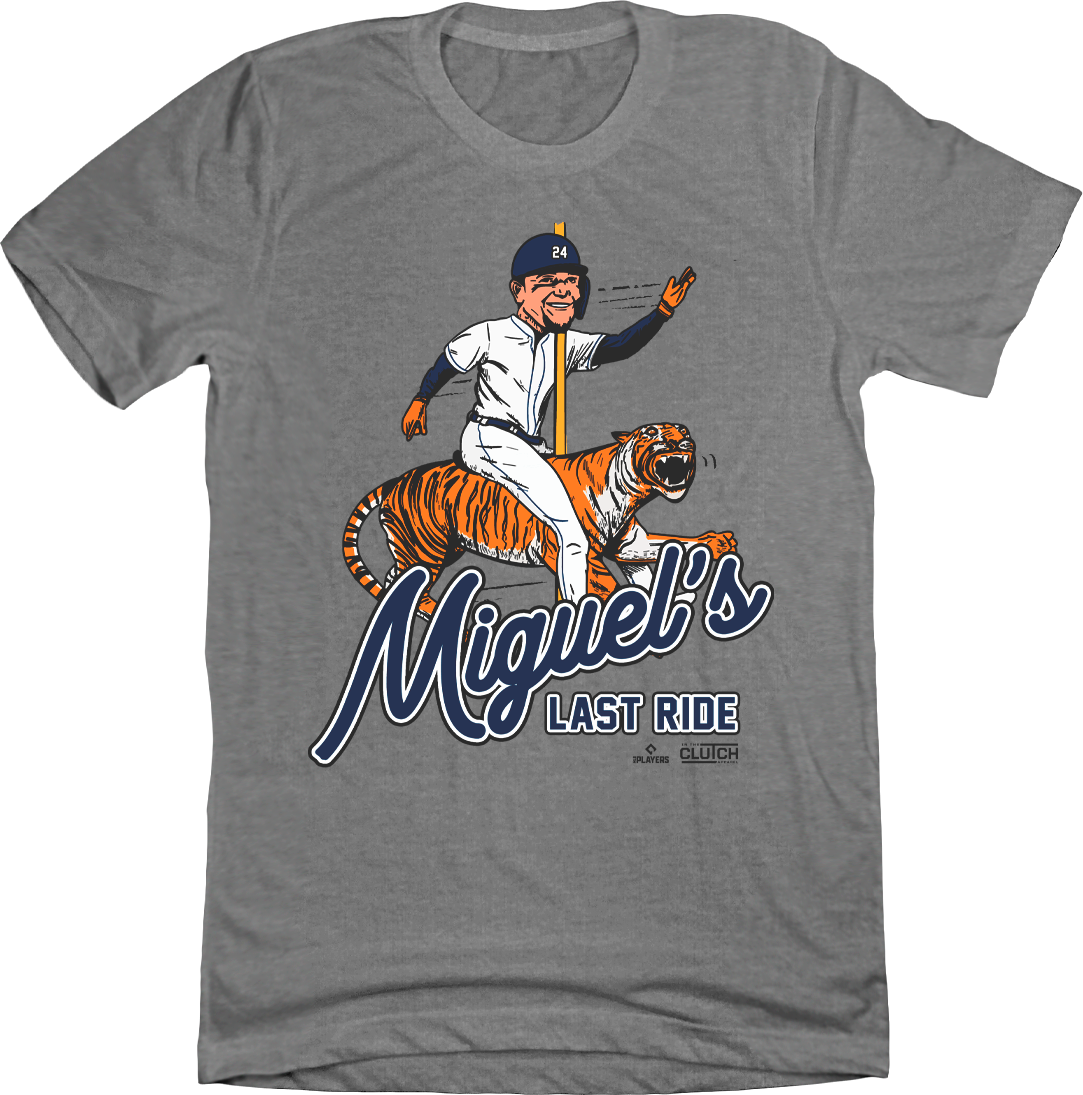 Miguel Cabrera Last Ride Grey T-shirt