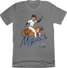 Miguel Cabrera Last Ride Grey T-shirt