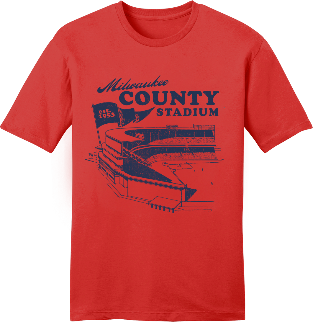 Milwaukee County Stadium tee