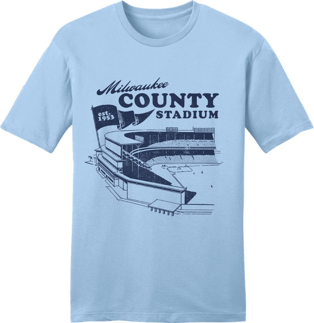 Milwaukee County Stadium tee